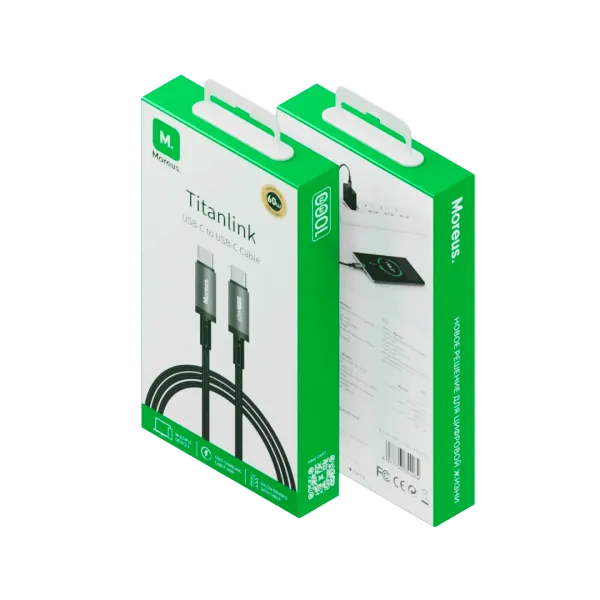 Кабель Moreus Titanlink USB-C to USB-C